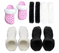 Plantillas de zapatos de felpa,Plantillas de zapatos peludas | 2 pares de forros para zapatos con cubiertas para bandas para zapatos - Forros de zapatos extraíbles y lavables para zapatos,