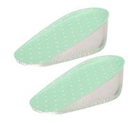Plantillas de Zapatos de Silicona, Alzas para Zapatos Hombre, Plantillas Adhesivas de Gel de Silicona Aumento de la Altura Zapatos Ortopédicos para la Ayuda del Ortopédico Heel Pads(1.5Cm-Verde)