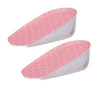 Plantillas de Zapatos de Silicona, Alzas para Zapatos Mujer, Plantillas Adhesivas de Gel de Silicona Aumento de la Altura Zapatos Ortopédicos para la Ayuda del Ortopédico Heel Pads(3.5Cm-Rosa)