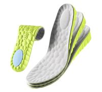 Plantillas de zapatos que aumentan la plantilla para levantar el talón, plantillas elásticas invisibles para aumentar la altura, para hombres y mujeres, amortiguación (3.5CM, 43-44)