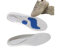 Plantillas deportivas: 1 par de insertos que absorben los golpes con soporte de alto, plantillas ortopédicas antifatiga | Plantillas de zapatos de absorción de impactos para baloncesto, correr