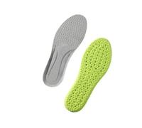 Plantillas deportivas desodorantes transpirables para fascitis plantar, almohadillas ortopédicas para zapatos para hombres y mujeres (gris, UE 35-36)
