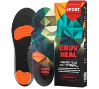 Plantillas deportivas que absorben los golpes, insertos de amortiguación para zapatos deportivos para hombres y mujeres, ideales para deportes activos, correr, entrenamiento, senderismo, arco neutro,