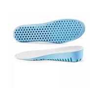 Plantillas elásticas para zapatos deportivos que aumentan la altura y aumentan los golpes, insertos ortopédicos de reemplazo de panal transpirables suaves (azul 3,0 cm, 5,5/UK)