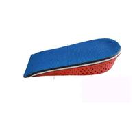plantillas elevadoras 1 par de plantillas zapatos transpirables media plantilla realzar el talón inserto deportivos almohadilla cojín Unisex 2-4cm aumento altura(Red,4CM-4pcs)