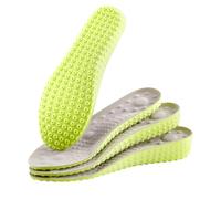 Plantillas Elevadoras para Hombre y Mujer, 1 Par de Taloneras con Soporte y Amortiguación de Impactos, Cómodas y Transpirables, Adecuadas para Zapatillas Deportivas y Zapatos de Trabajo (3.5CM, 37-38)