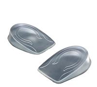 Plantillas Elevadoras Plantilla for aumento de altura Gel silicona, insertos for elevación del talón, Protector for el cuidado los pies(2cm for men)