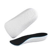 plantillas elevadoras Plantillas de aumento altura for hombres y mujeres, zapatos, plantillas ortopédicas con soporte for arco(Black,Half Insoles 2.5cm)