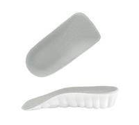 Plantillas Elevadoras Plantillas For Aumentar La Altura, Con Absorción De Impactos, Espuma Viscoelástica Transpirable, Elevadoras(Gray,2.5cm)