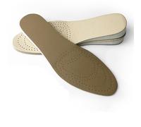 Plantillas Elevadoras Plantillas for aumentar la altura, espuma viscoelástica, cuero, cómodas, transpirables, almohadillas invisibles, cojín aumentado, plantilla for aumentar la altura(Increase 2cm,27