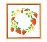 Plantillas en capas, paquete de 4 coronas de fresas de Jennifer Ogborn