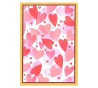 Plantillas en capas, tamaño A6, paquete de 4 unidades, diseño de corazones, de Kath Breen