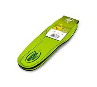 Plantillas ergonómicas Desmontable para botas de trabajo: 2 capas con amortiguación extra en la zona del talón, pies anti-sudor, lavables, tamaño 43