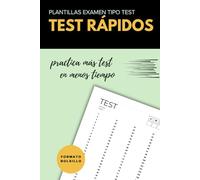 PLANTILLAS EXAMEN TEST RAPIDOS EDICION DE BOLSILLO: HOJAS DE REPUESTAS EXAMEN TEST