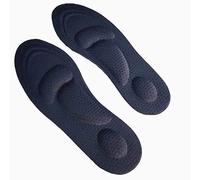 Plantillas fascitis plantar mujer con almohadillas en relieves para talón, zona plantar y metatarso para todo tipo de zapatos (Negro) Plantillas para hombres y mujeres