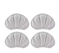 Plantillas for calzado deportivo for correr, almohadilla ajustable for el revestimiento del talón, parche autoadhesivo for pie, pegatina protectora, 4/8/12 Uds Para Grandes(Grey-4pcs)