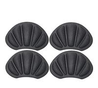 Plantillas for calzado deportivo for correr, almohadilla ajustable for el revestimiento del talón, parche autoadhesivo for pie, pegatina protectora, 4/8/12 Uds Para Grandes(Black-4pcs)