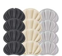 Plantillas for calzado deportivo for correr, almohadilla ajustable for el revestimiento del talón, parche autoadhesivo for pie, pegatina protectora, 4/8/12 Uds Para Grandes(12pcs-mixed)