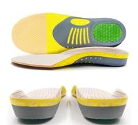 Plantillas Gel Hombre Trabajo y Mujer, Alivio y Prevención del Dolor de Pies, Rodillas y Espalda, Especial para Fascitis Plantar y Pies Cansados (Talla L (41-46))