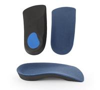Plantillas, inserciones ortopédicas de 3/4 de longitud, plantilla para aliviar el dolor del arco, para fascitis plantar, pies planos, sobrepronación, alivio del dolor del espolón calcáneo