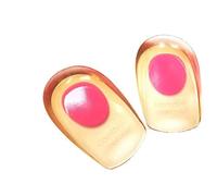 Plantillas/Insertos/Almohadillas de Talón de Comodidad de Gel Silicón - no Presente, Mediana (Puntos Rosas) UK 3-6.5/EU 36-40