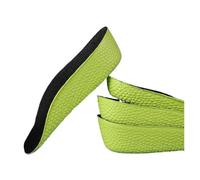 Plantillas invisibles de aumento de altura de 1,5 a 3,5 cm, insertos de elevación de talón, soporte de arco, almohadillas ortopédicas de espuma viscoelástica (verde, 1,5 cm)