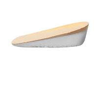 Plantillas invisibles de silicona para aumentar la altura para hombres y mujeres, plantillas para elevar el talón, almohadillas de gel (2,5 cm)