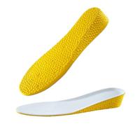Plantillas invisibles for aumentar la altura, almohadillas transpirables for suela y absorción de impactos Para hombres y mujeres(Yellow3.5cm,EU37-38(240mm))