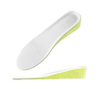 Plantillas invisibles para aumentar la altura, suela de espuma viscoelástica verde, transpirable, cómoda para hombres, mujeres, plantilla para el cuidado de los pies (3,5 cm de altura, EU40-44 (270 mm
