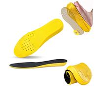Plantillas invisibles para aumento de altura de 1,5-3,5 cm, plantillas transpirables de absorción de impacto para hombres y mujeres con capa de poliéster H (43-44,3.5cm)