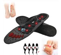 Plantillas magnéticas acupresión, plantillas gel mujer, masaje pies con plantillas hombre, estimulación y masaje de pies, proporciona alivio fascitis plantar,M,1 PAIR