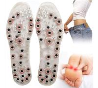 Plantillas Magneticas Adelgazantes Plantilla De Masaje De Pies Plantilla Fascitis Plantar Plantillas Ortopedicas de Masaje para Adelgazamiento, Alivio de Fatiga, Unisex,42