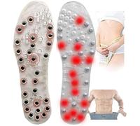 Plantillas Magnéticas para Adelgazar Plantillas para Zapatos De Trabajo,Acupresión Terapéutica, Mejora La Calidad del Sueño Y Ortopédico (Unisex)(Size:EU:43-44,Color:1 Pair)