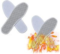 Plantillas magnéticas para quemagrasas infrarrojas lejanas, transpirable, autocalentado, magnético, masajeador de pies, plantilla cómoda que promueve la circulación sanguínea y mejora la salud