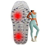 Plantillas Magnéticas,plantillas De Acupresión,Plantillas Magnéticas De Reflexología Para Hombres Y Mujeres, Soporte Del Arco Y Alivio Del Dolor En El Talón (2 pairs, EU:37-38)