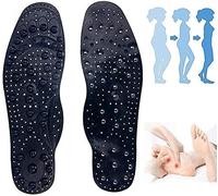 plantillas masajeadoras de pies, Plantillas de acupuntura con masaje magnético, plantillas de acupuntura analgésicas for pedicura, impermeables y resistentes al desgaste, alivian la fatiga.