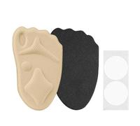 Plantillas medias para el antepié para mujer, tamaño de zapatos, reduce el inserto de zapatos, almohadillas cómodas para tacones altos, protector de dedos, almohadilla para el cuidado de los pies