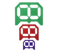 Plantillas numéricas grandes del 0 al 9 para pintura en aerosol precisa, proyectos de manualidades con diseño reutilizable, juego de 3 piezas para dirección, pared, carretera, buzón, camión
