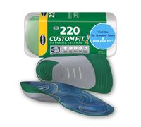Plantillas ortop dicas Dr. Scholls de ajuste personalizado CF 220 de 3/4 de longitud, personalizadas para su pie y arco. Alivio inmediato del dol