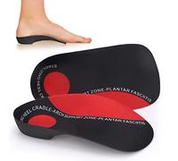 Plantillas ortopédicas 3/4 de soporte de arco alto, plantillas ortopédicas de 3 cm de altura, soporte para fascitis plantar, pies planos, dolor de talón y espolón para mujeres y hombres (44-46)