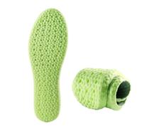 Plantillas ortopédicas absorbentes de golpes for pies, almohadillas suaves for zapatos antideslizantes, for aliviar la fascitis Plantar, 3 pares Ideal para Uso Diario(Green,EU37-38)