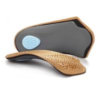 Plantillas ortopédicas de 3/4, soporte de fascitis plantar con almohadilla metatarsiana insertos de calzado de cuero ligero para hombres y mujeres, soporte de arco para pie plano, ejercicio, XXL