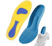 Plantillas ortopédicas de gel para zapatos para pies planos, fascitis plantar, bajando el pie de expansión, plantillas de apoyo para cómodo para hombres y mujeres