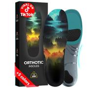 Plantillas ortopédicas de soporte de arco alto para fascitis plantar de más de 220 libras, para hombres y mujeres, plantillas ortopédicas para aliviar el dolor de arco, plantilla de zapato de trabajo