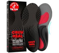 Plantillas ortopédicas de trabajo, antifatiga, soporte de arco medio, para hombres y mujeres, fascitis plantar, pies planos, alivia el dolor de pies, plantillas para botas de trabajo de pie todo el