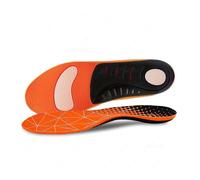 Plantillas ortopédicas para zapatos, suela para pies, almohadilla de arco tipo X/O, corrección de piernas, soporte de arco de pie plano, inserto de zapatos deportivos, UE 35-48 (naranja, S longitud 26
