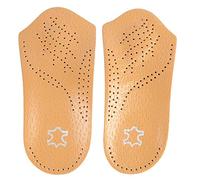 Plantillas ortopédicas Pies planos Soporte para el Alivio del dolor Masaje Almohadillas para zapatos Unisex 3/4 de longitud Diseño ergonómico para la mayoría de los zapatos Cuero (39/40)