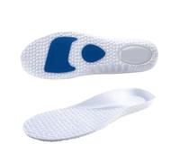 Plantillas ortopédicas Plantillas de EVA for zapatos, plantilla ortopédica absorción golpes, desodorante, cojín transpirable, plantillas for correr for soporte arco pies(White,EU43-44)
