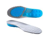 Plantillas ortopédicas Plantillas deportivas de Gel silicona for mujeres y hombres, almohadilla suela ortopédica for zapatos, desodorante, cojín transpirable, for correr(Black,EU45-46(280mm))