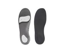 Plantillas ortopédicas Plantillas ortopédicas con soporte for arco de pie plano, plantillas deportivas flexibles suela amortiguadora(Black-2Pcs,M (EU 42-44))